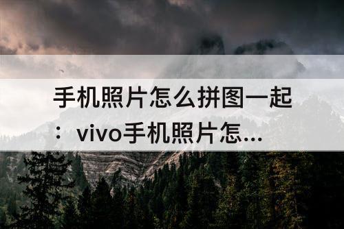 手机照片怎么拼图一起：vivo手机照片怎么拼图一起