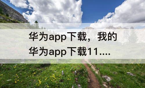 华为app下载，我的华为app下载11.1.6