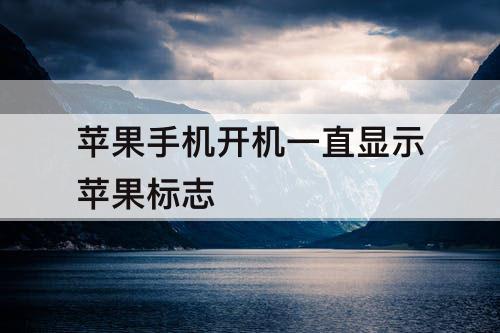 苹果手机开机一直显示苹果标志