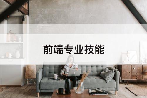 前端专业技能