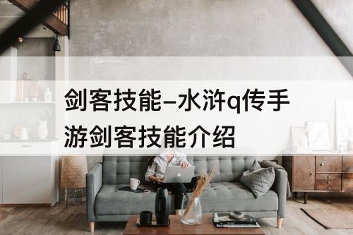 剑客技能-水浒q传手游剑客技能介绍