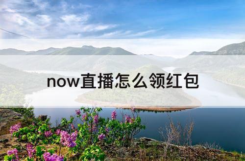 now直播怎么领红包
