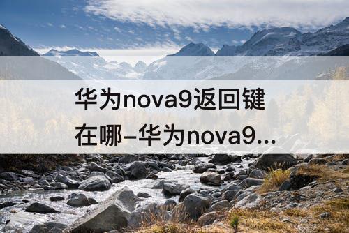 华为nova9返回键在哪-华为nova9返回键在哪里设置