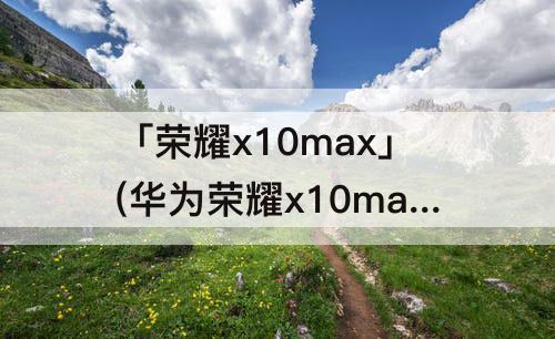 「荣耀x10max」(华为荣耀x10max参数配置8+128)