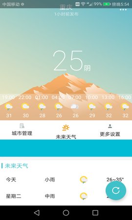 天气预报一周  v899图1