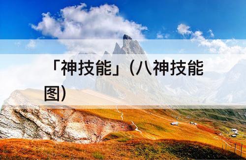 「神技能」(八神技能图)