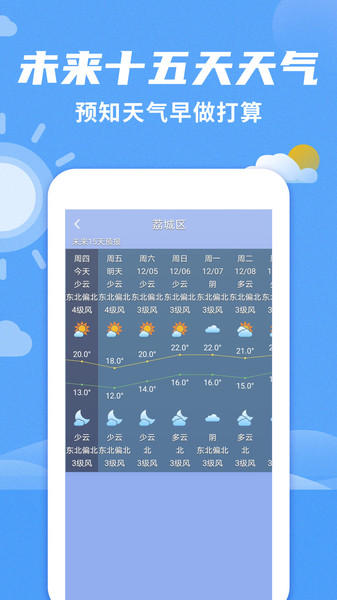 桌面天气预报手机版  v1.0图2