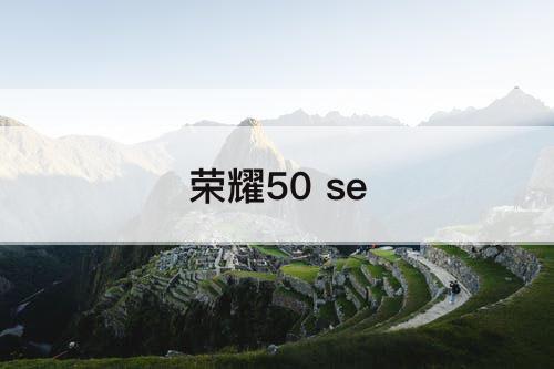 荣耀50 se